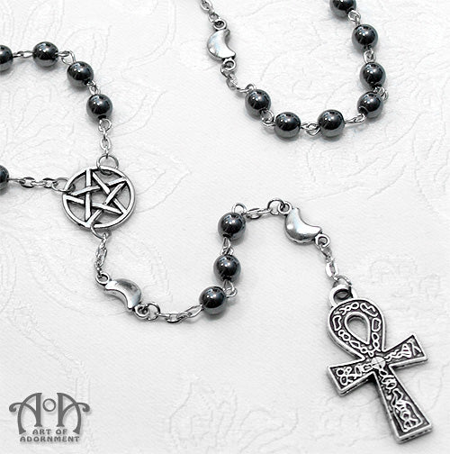 Hematite on sale ankh necklace